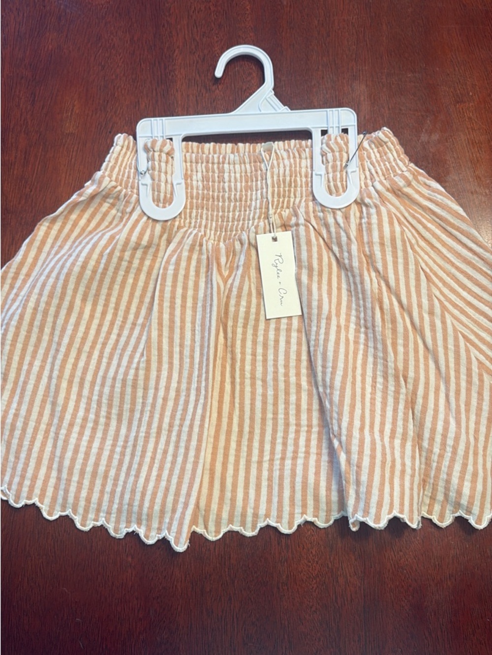 Rylee+Cru NWT Smocked Stripe Mini Skirt